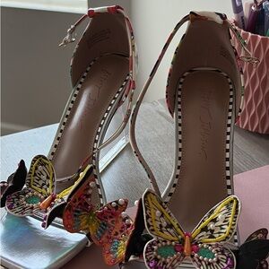Betsey Johnson Multicolor Butterfly Heels